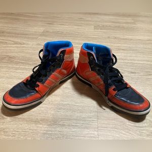 Vintage Orange, Black, and Blue Adidas